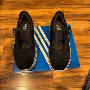 Adidas Adiform Megajane Mary Jane Sneakers, Black and Silver, US Women’s 8